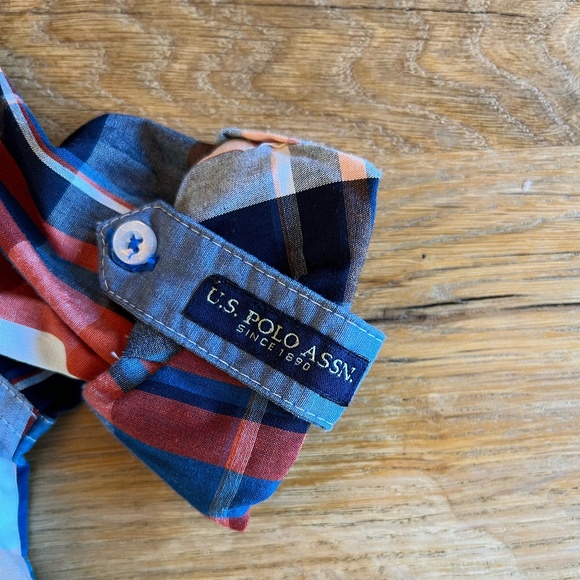 U.S. Polo. Size 2T (boys). Long/short sleeved button up shirt. NWOT - Picture 3 of 5
